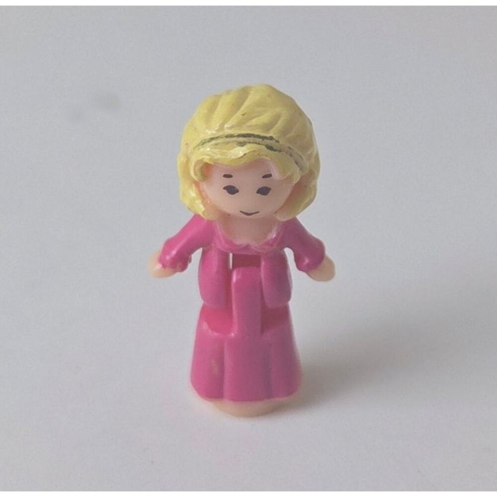 Vintage 1994 Blue Bird Toys Polly Pocket Magical Mansion Polly in Pink Dress